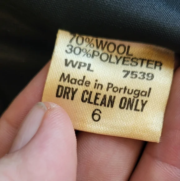 Vintage Diane Von Furstenberg Women's Funky Mod Plaid Wool Blazer Size 6 - Picture 16 of 16